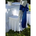 Krēslu pārvalka lente, zila, royal blue