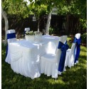 Krēslu pārvalka lente, zila, royal blue